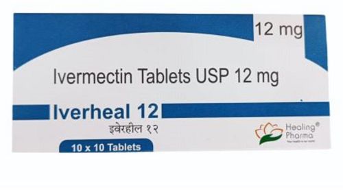 Iverheal Ivermectin 12 Mg Tablets, Packaging Type : Strips