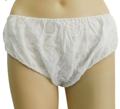 Plain Spa Disposable Panty, Color : White Free Size