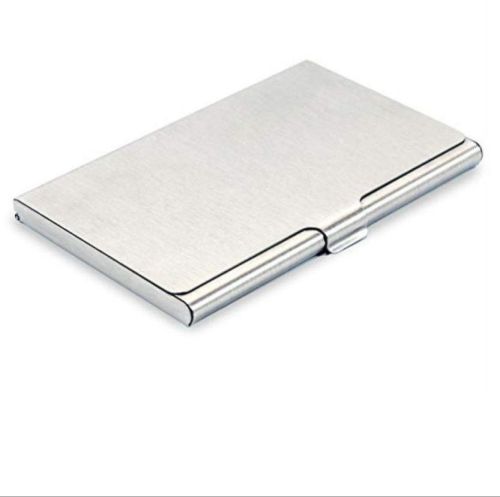 Stainless Steel Silver ATM Card Holder, Shape : Rectengular