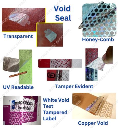 Tamper Evident Labels, Specialities : Anti-Counterfeiting
