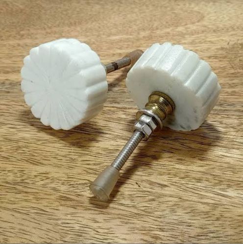 Polished White Bone Knob, Thickness : 5- 25mm