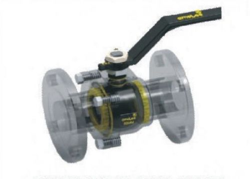Amolee Flanged End Color Coated Exotic Metal Ball Valve
