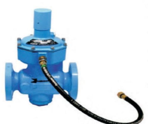 Color Coated V-4327 Slam Shut Off Valve, Color : Blue for Gas Fitting