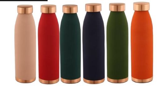 650ml Dr. Copper Water Bottle, Color : Multicolor for Drinking Purpose