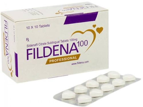 Fildena Professional 100 Mg Tablets, Packaging Type : Paper Box