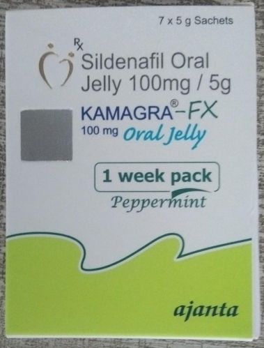 Kamagra-FX 100mg Oral Jelly, Form : Gel