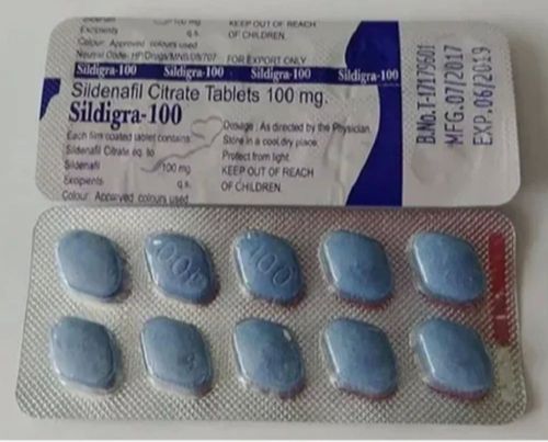 Sildigra 100mg Tablets, Packaging Type : Paper Box