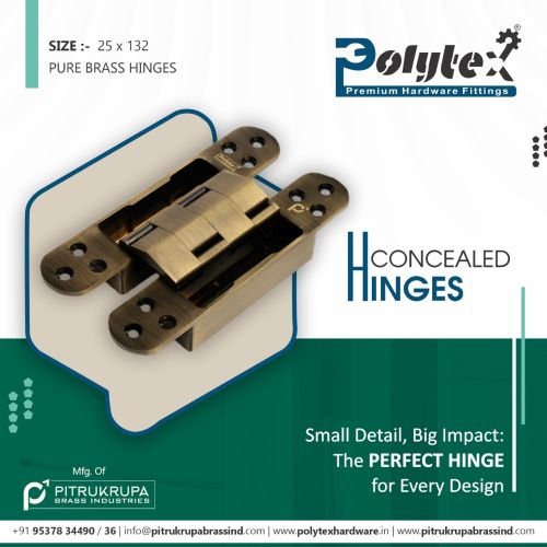 Polytex® Brass Hinges 5'' & 6