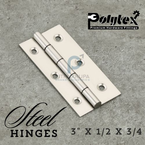 Polytex® Polished Steel Hinges, Color : MATT