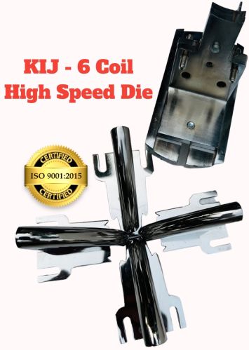Mechanical Chrome Finish Stainless Steel 6 Coil High Speed Die