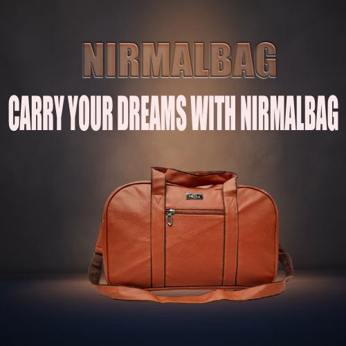 Plain Leather Duffel Bags 17x11x10inch, 17x11x10, Gender : Unisex