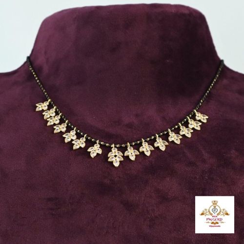 22 Kt Light Weight Gold Mangalsutra Ms002