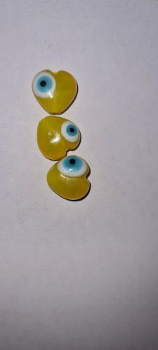 Heart Shape Evil Eye Beads 12mm