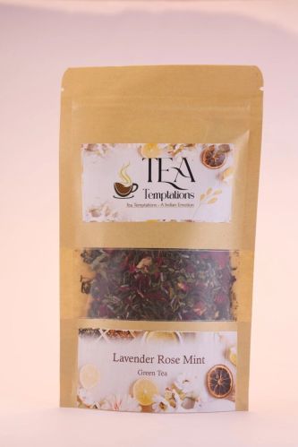 Lavender Rose Mint Green Tea