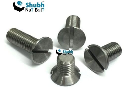 Steel Csk Slotted Bolt for Woodworking, Cabinetry, Machinery Assembly