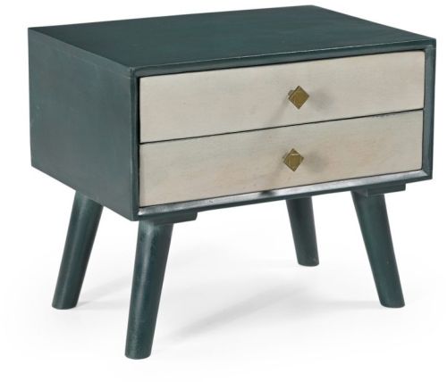 Kraft Creations Solid Wood Bedside Table 21x15x18 Inch