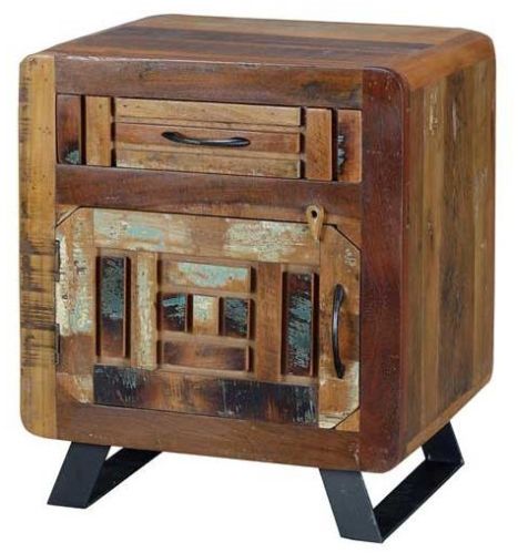 Kraft Creations Solid Wood Side Table For Bedroom Furniture 60X40X40 CMS