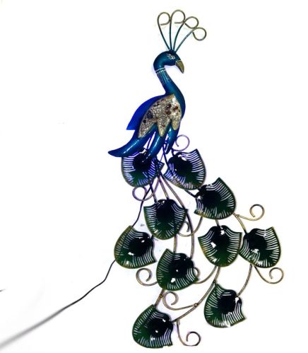 Peacock Mini Decor With LED for Home Decoration
