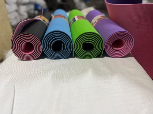 Rubber Yoga Mats, Color : Multcolor