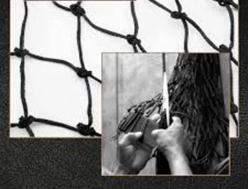 HDPE SPORTIVO Lawn Tennis Net Free size, Packaging Type : Black