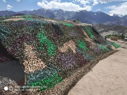 Jungle Desert Ambush Polyester Army Camouflage Net, Thickness : 3mm