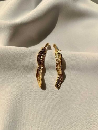 18kt Gold Plating On Brass Ophelia Earrings