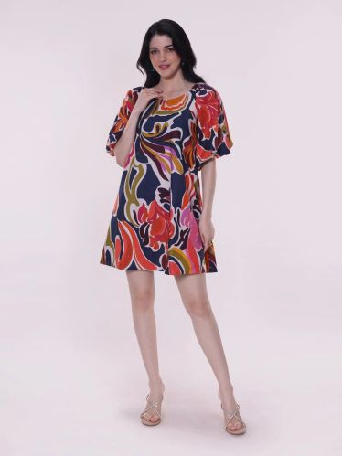Women Paradise Printed Mini Dress