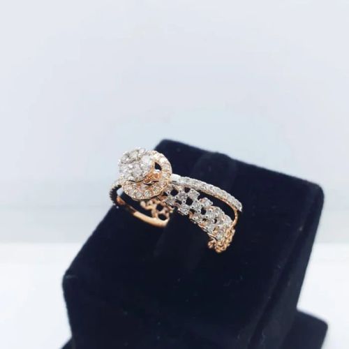 Luxurious Rose Ladies Gold Ring