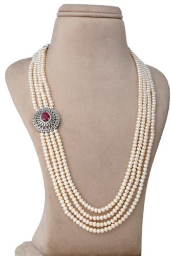 Midnight Sparkle With Women Pearl Jewelry Set