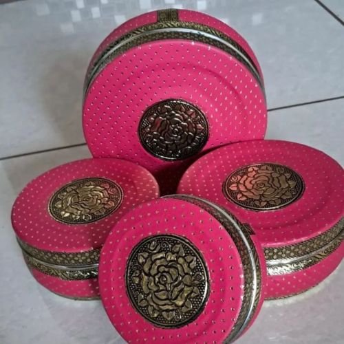 Meenakari Rose Boxes, Color : Vibrant Colors
