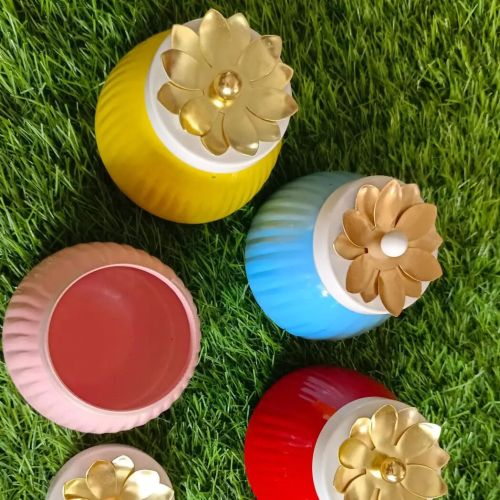 Metal Jar for Use Storage Gift