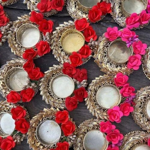 Rose-scented Wax Rose T-Lights