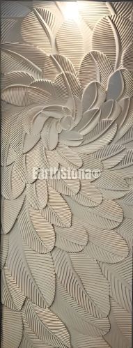 Leaf Pattern Carving Stone Wall Panels