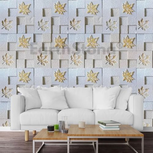 Leaf Pattern High Depth Sandstone Wall Cladding