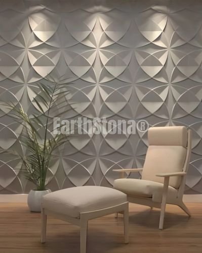 Round Natural Stone Carving 3D Wall Art