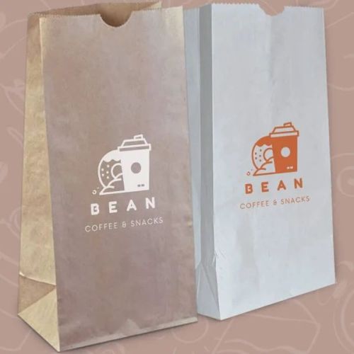 Kraft Paper Printed Eco-Friendly Grocery Bag, Color : Multicolor