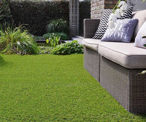 Synthetic Fibers Artificial Grass, Color : Green