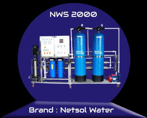 FRP RO Water Treatment Plant 2000 LPH