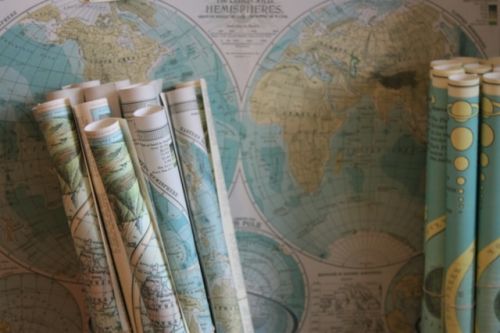 Paper Geographical Maps
