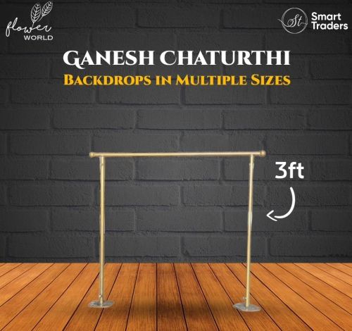 Premium Quality Ganpati Decoration Backdrop Stand