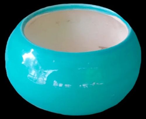 Bowl Shaped Ceramic Plant Pot, Color : Multi Colour