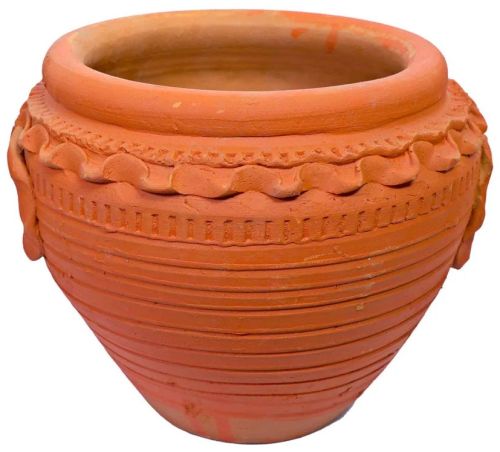 Cone Shape Rajasthani Style Earthen Plant Pot