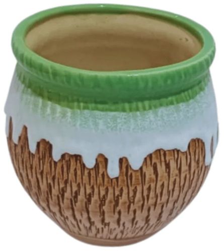 Fancy Pattern Genda Ceramic Pot