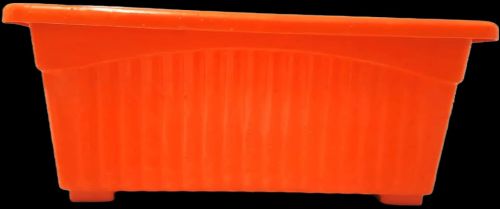 Multicolor Rectangle Plastic Plant Pot