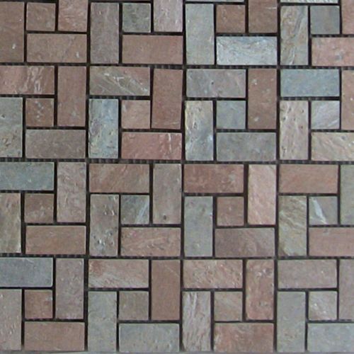 COPPER SLATE PIN WHEEL STONE 12″x12″