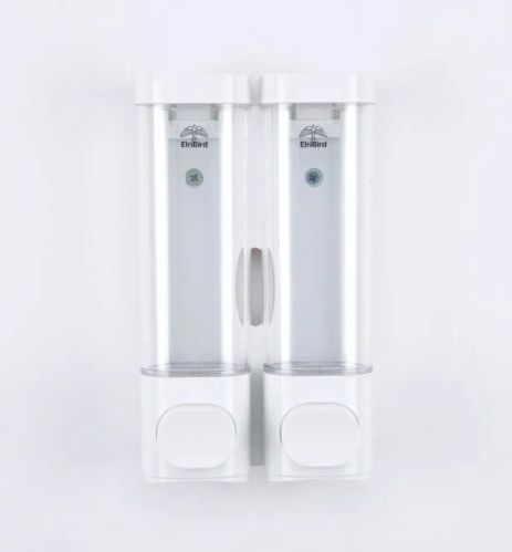 ABS Pack Of 2 White Soap Dispenser, Capacity : 250 + 250 ML