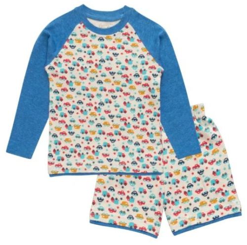 Boys Round Neck T-Shirt & Shorts Blue