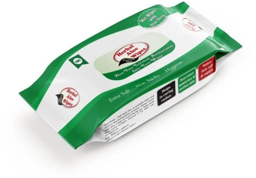 Herbal Aloe Wipes, Packaging Type : Compact Packages