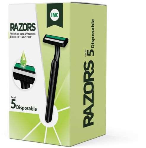 Plastic Imc Aloe Vera Vitamin E Lubricant Razor