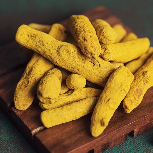 Natural Sangli Turmeric Finger, Color : Yellow